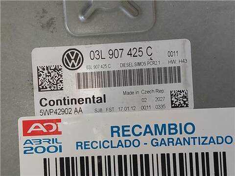 Foto 3ª: Centralita Motor ECU Volkswagen Golf 1.6 ADVANCE 105CV 77KW [CAYC] (2012)