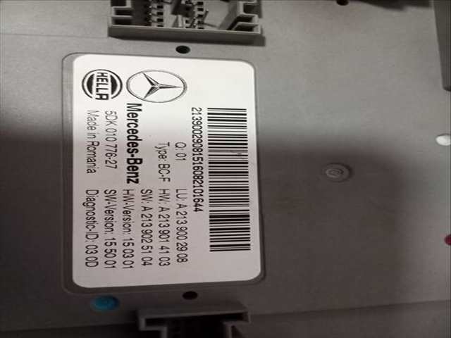 Foto 4ª: Modulo Confort BCM Mercedes Clase E 180 E 220 D 213.004) 194CV 143KW [654920] (2017)