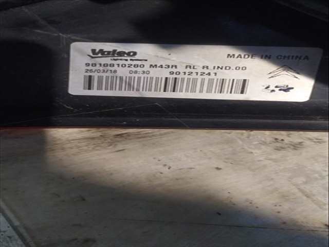 Foto 2ª: Piloto Trasero Derecho Citroen C Elysee 1.6 HDI [9H06] (2018)