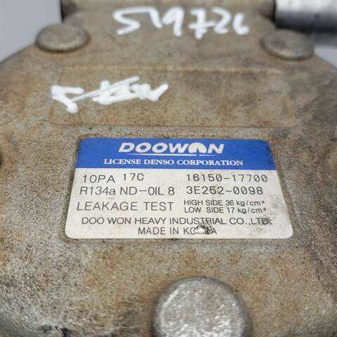 Foto 3ª: Compresor Aire Acondicionado Kia Sorento 2.5 CRDI CAT 140CV 103KW (2003)