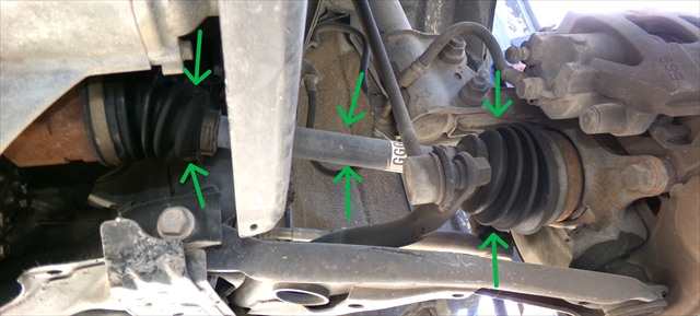 Transmision Delantera Izquierda Toyota Yaris 1.4 D 2006-2011