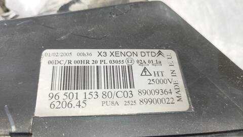 Foto 3ª: Faro Derecho Citroen C5 EXCLUSIVE BERLINA 136CV 100KW [RHR] (2005)