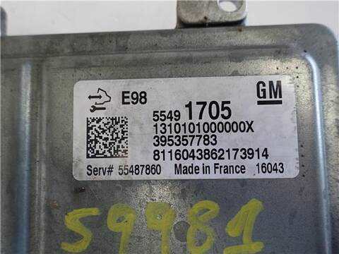 Foto 3ª: Centralita Motor ECU Opel Mokka 1.6 COLOR EDITION 136CV 100KW [B16DTH OPT. LVL] (2016)