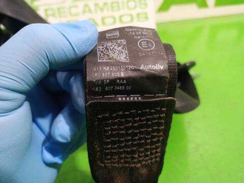 Foto 2ª: Cinturón Trasero Derecho Seat Altea STYLE ECOMOTIVE 105CV [CAYC] (2006)