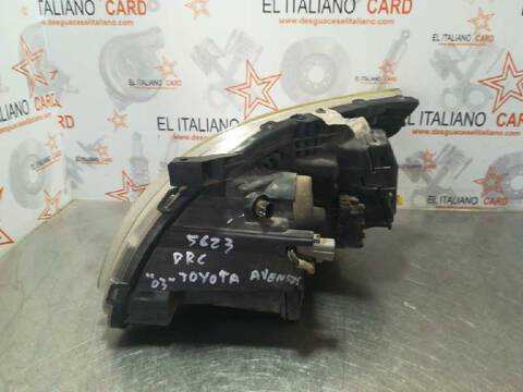 Foto 3ª: Faro Derecho Toyota Avensis 2.0 D4-D SOL SEDAN 4-PTAS) BERLINA 116CV 85KW [1CDFTV] (2004)