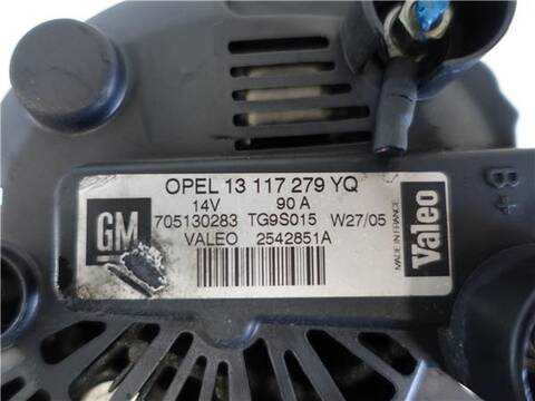 Foto 3ª: Alternador Opel Tigra 1.3 CDTI 69CV 51KW [Z 13 DT] (2007)