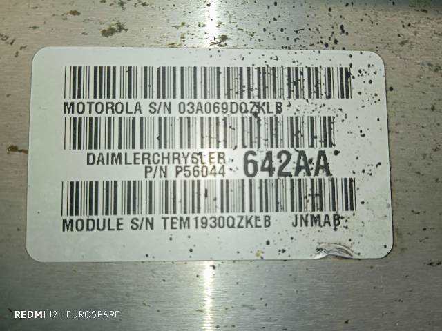 Foto 2ª: Centralita Motor ECU Jeep Cherokee 2.5 TD 3P [VM52] (2001)