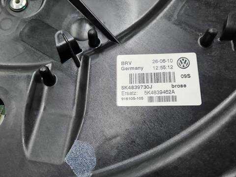 Foto 3ª: Elevalunas Manual Trasero Derecho Volkswagen Golf GTI 211CV 155KW [CCZ] (2010)