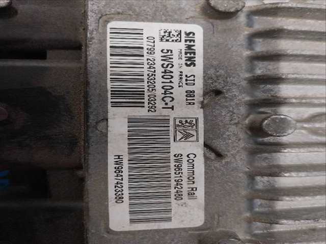 Foto 2ª: Centralita Motor ECU Peugeot 307 2.0 HDI [D-RHY] (2003)