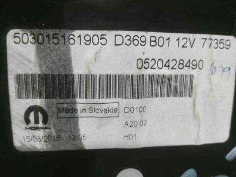 Foto 3ª: Cuadro de Instrumentos Fiat Doblo FURGON SX MAXI XL 120CV 88KW [940C1000] (2016)