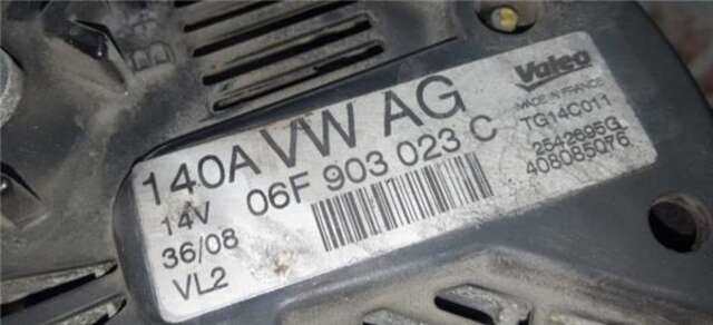 Alternador Audi A3 2.0 TDI 16V