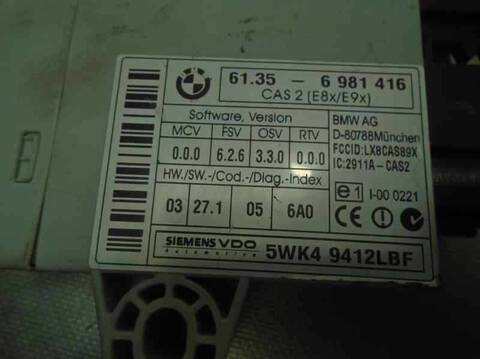 Foto 2ª: Centralita Motor ECU Bmw Serie 3 315 320D BERLINA 163CV 120KW [20-4D-4.D] (2006)