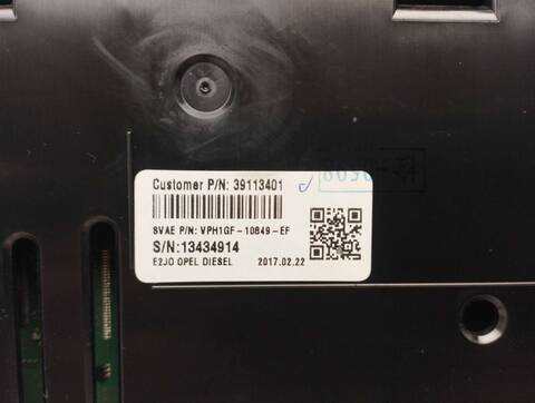 Foto 3ª: Cuadro de Instrumentos Opel Insignia EXCELLENCE 136CV 100KW [B16DTH] (2017)