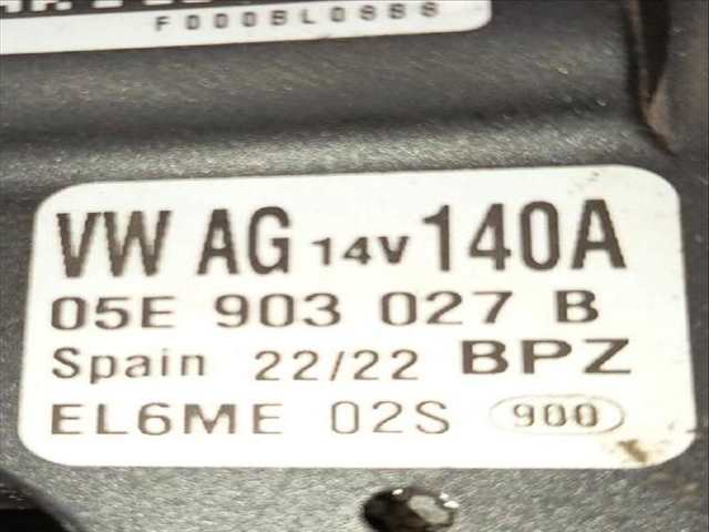 Foto 3ª: Alternador Volkswagen Polo 1.0 TSI 95CV (2009)