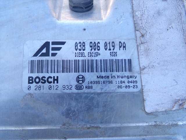 Foto 2ª: Centralita Motor ECU Seat Alhambra 1.9 TDI 2000-2010 [BVK] (2006)