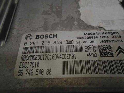 Foto 2ª: Centralita Motor ECU Peugeot 207 1.4 HDI 68CV 50KW [8HR] (2006)