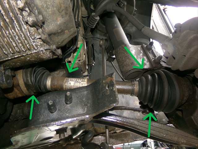 Transmision Delantera Izquierda Peugeot Partner 1.6 HDI 2015-2019