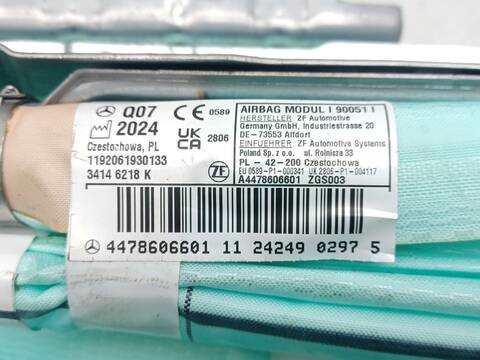 Foto 2ª: Airbag Cortina Delantero Izquierdo Mercedes Clase V 200 V 250 CDI - D 447.811 447.813 447.815) 190CV 140KW [654920]