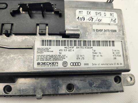 Foto 3ª: Pantalla Multifuncion Audi A6 3.0 TDI QUATTRO 165KW) BERLINA 224CV [BMK] (2004)