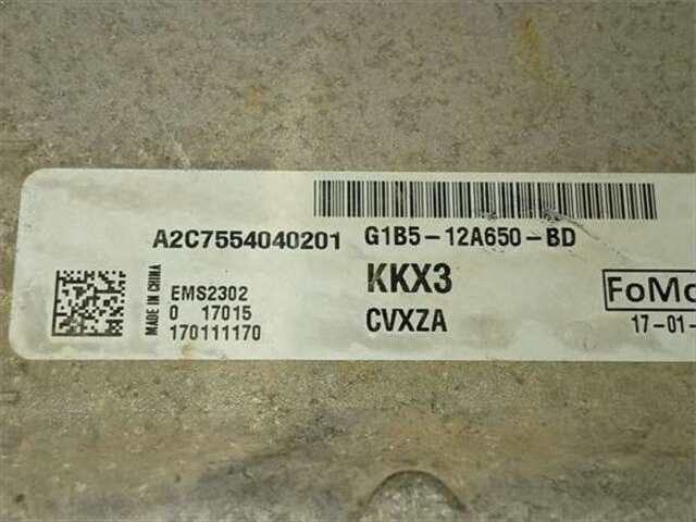 Centralita Motor ECU Ford Ka 1.2 BLACK - WHITE [1.2 LTR. - 63 KW TI-VCT CAT (4 CIL.)]