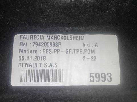 Foto 3ª: Bandeja Trasera Renault Scenic 1.3 TCE 140 140CV 103KW IV J9_) [H5H 450,H5H 470,H5H 490] (2018)