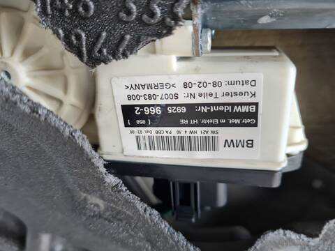 Elevalunas Manual Trasero Derecho Bmw X3 2.0D 177CV 130KW