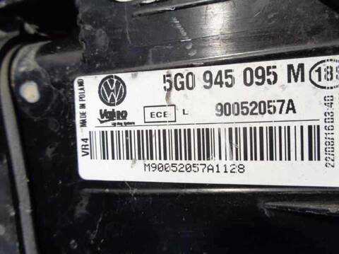 Foto 3ª: Piloto Trasero Izquierdo Volkswagen Golf ADVANCE BLUEMOTION 110CV 81KW [CXX] (2016)