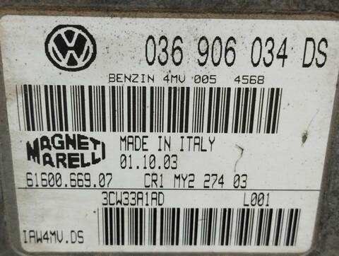 Foto 2ª: Centralita Motor ECU Seat Toledo EXECUTIVE 105CV 77KW [BCB] (2003)