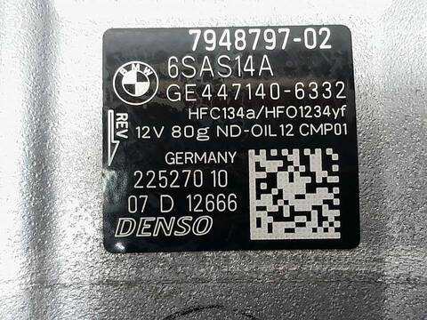 Foto 3ª: Compresor Aire Acondicionado Bmw Serie 1 114 118I M SPORT 140CV 103KW [B38A15A] (2020)