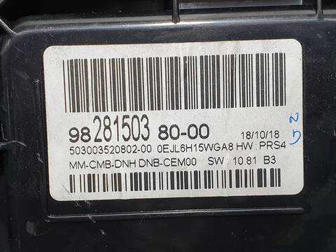 Foto 3ª: Cuadro de Instrumentos Peugeot 3008 GT LINE 131CV 96KW [YH01] (2018)