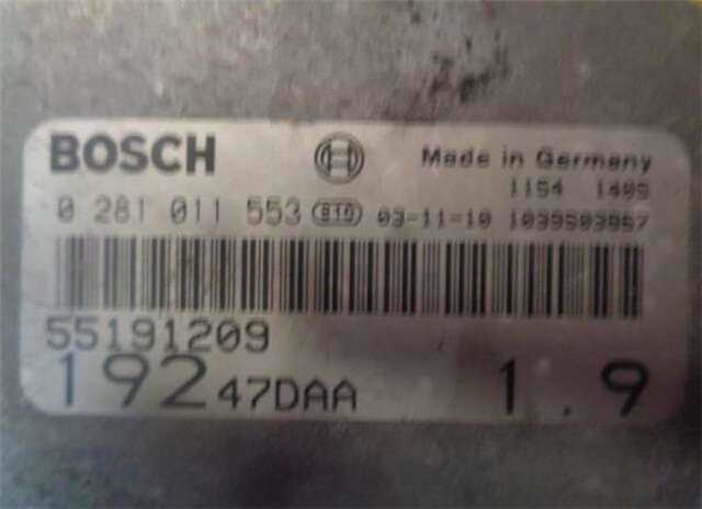 Foto 3ª: Centralita Motor ECU Fiat Stilo 1.9 JTD (192_XE1A) [192A8000]