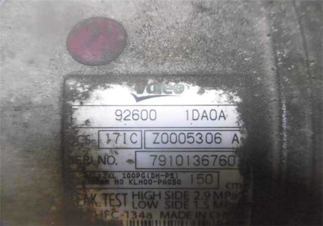 Foto 3ª: Compresor Aire Acondicionado Nissan X-Trail 2.0 DCI (T31)(03.2007-_) [M9R]