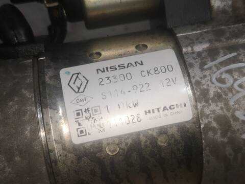 Motor de Arranque Nissan Qashqai MR20DE
