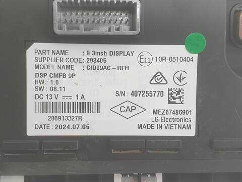 Foto 3ª: Pantalla Multifuncion Renault Arkana TECHNO 130CV 97KW