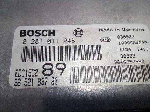 Foto 2ª: Centralita Motor ECU Peugeot 307 BREAK XR 107CV 79KW [D-RHS] (2003)