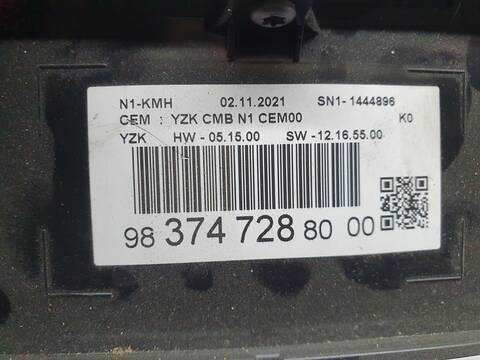 Foto 3ª: Cuadro de Instrumentos Peugeot Expert PRO STANDAR 120CV 88KW FURGON [YH01] (2021)