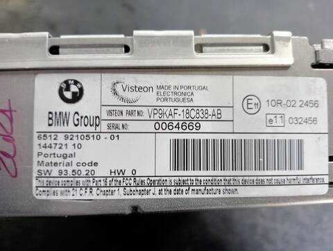 Foto 3ª: Sistema Audio Radio CD Bmw Serie 3 315 2.0 16V 143CV (2005)