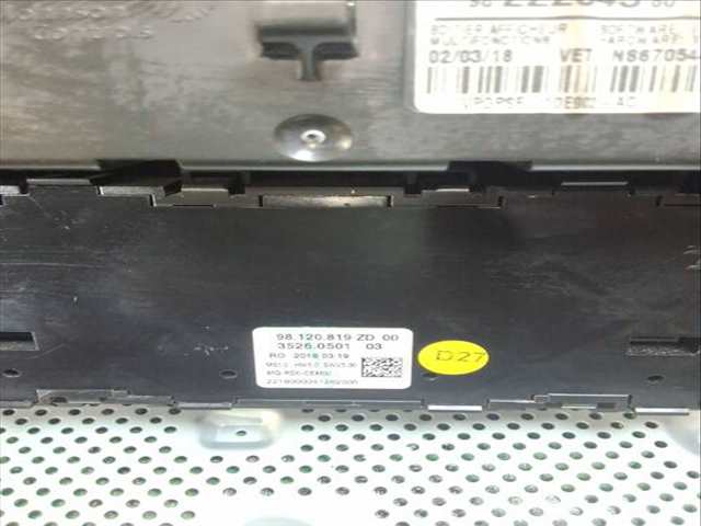 Foto 4ª: Sistema Audio Radio CD Citroen Jumpy 1.5 BLUEHDI 120 120CV 88KW FURGONETA [YH01 (DV5RUC)] (2020)