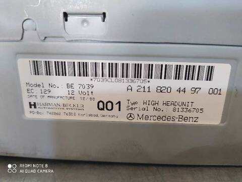 Foto 2ª: Sistema GPS Mercedes Clase E 180 E 500 211.072) BERLINA 388CV 285KW [M273962] (2006)
