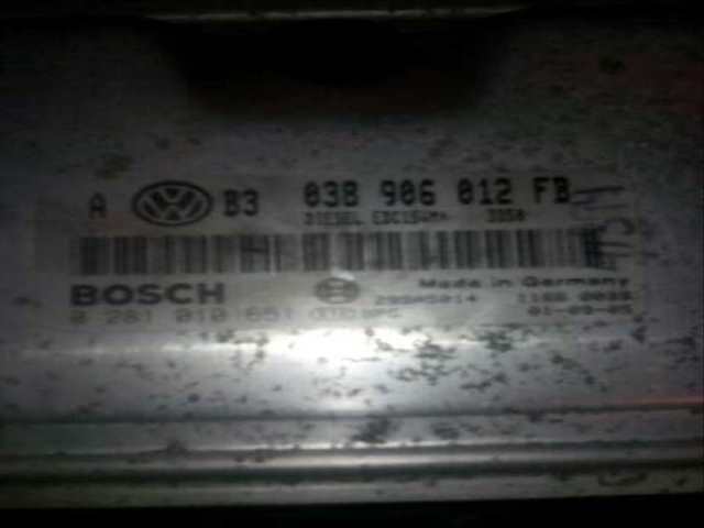 Foto 2ª: Centralita Motor ECU Volkswagen Golf 1.9 TDI BERLINA 110CV 81KW [ASV] (2002)