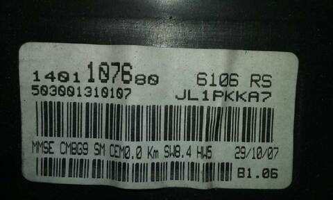 Foto 3ª: Cuadro de Instrumentos Citroen Jumpy 2.0 HDI CAT RHK - DW10UTED4) 120CV 88KW (2008)