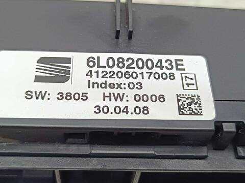 Foto 3ª: Mando Climatizador Seat Ibiza FRESH 86CV 63KW [BXW] (2008)
