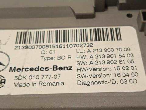 Foto 4ª: Centralita Motor ECU Mercedes Clase E 180 E 220 D 213.204) 194CV 143KW FAMILIAR [654920] (2017)