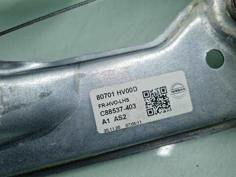 Foto 2ª: Elevalunas Eléctrico Delantero Izquierdo Nissan Qashqai ACENTA 140CV 103KW [HR13] (2020)