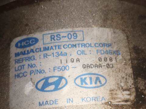 Compresor Aire Acondicionado Hyundai i10 G3LA