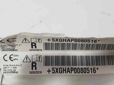 Foto 2ª: Airbag Cortina Delantero Derecho DS 3 PERFORMANCE LINE 131CV 96KW [HN05] (2020)