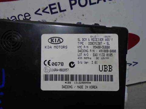 Foto 3ª: Centralita Confort BSI Kia Sportage CONCEPT 4X2 135CV 99KW [G4FD] (2014)