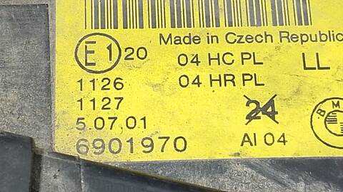 Foto 4ª: Faro Derecho Bmw Serie 3 315 316TI 115CV 85KW [N42B18A] (2001)