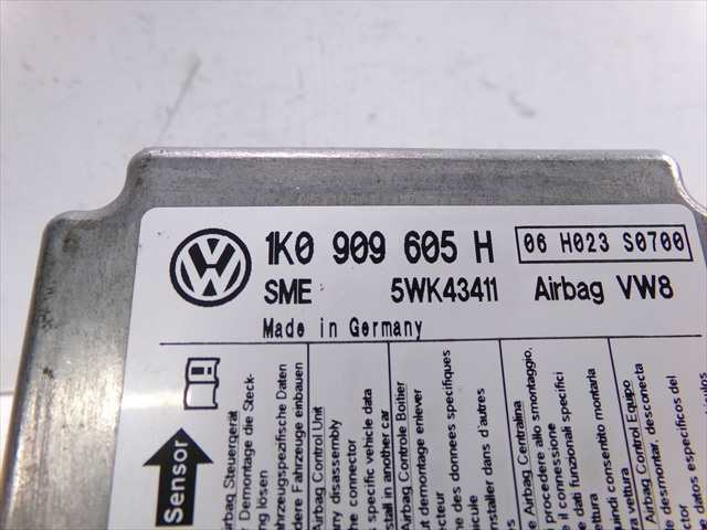Foto 4ª: Centralita Airbag Volkswagen Golf 1.9 TDI SERIE 5, 2004-2008 [BKC] (2004)