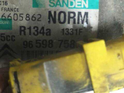 Foto 3ª: Compresor Aire Acondicionado Citroen Berlingo 1.6 HDI 90 (2008)